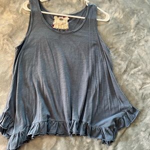 Women’s sleeveless top, light blue, Cupio brand, size large